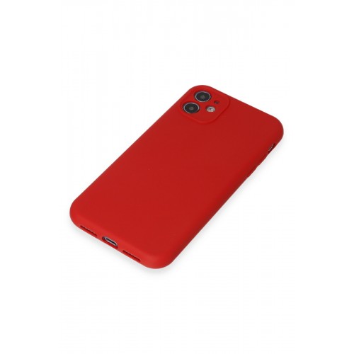 Newface iPhone 11 Kılıf First Silikon - Kırmızı Newface iPhone 11 Kılıf First Silikon - Kırmızı