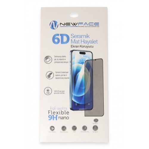 Newface Xiaomi Redmi Note 8 Pro 6D Antistatik Mat Seramik Hayalet Nano Ekran Koruyucu Newface Xiaomi Redmi Note 8 Pro 6D Antistatik Mat Seramik Hayalet Nano Ekran Koruyucu