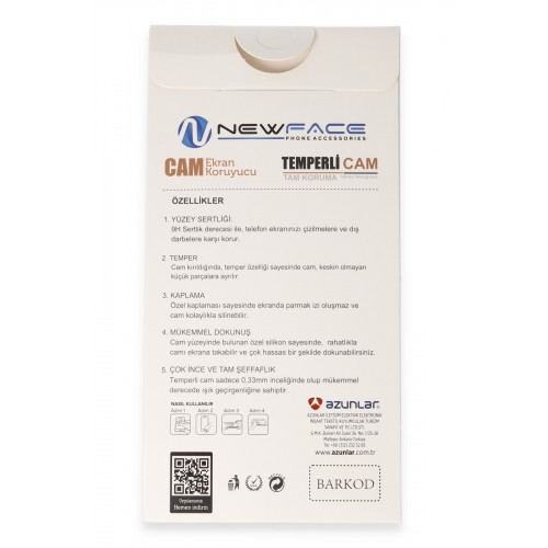 Newface Samsung Galaxy A72 3D Antistatik Hayalet Cam Ekran Koruyucu Newface Samsung Galaxy A72 3D Antistatik Hayalet Cam Ekran Koruyucu
