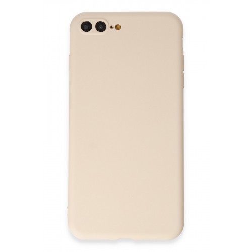 Newface iPhone 7 Plus Kılıf First Silikon - Krem Newface iPhone 7 Plus Kılıf First Silikon - Krem