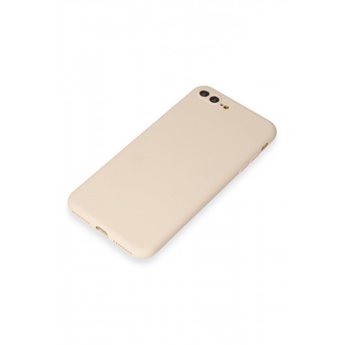 Newface iPhone 8 Plus Kılıf First Silikon - Krem Newface iPhone 8 Plus Kılıf First Silikon - Krem