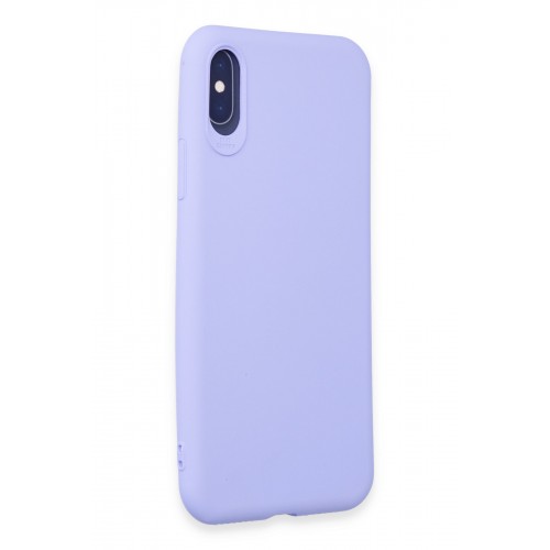 Newface iPhone X Kılıf First Silikon - Lila Newface iPhone X Kılıf First Silikon - Lila