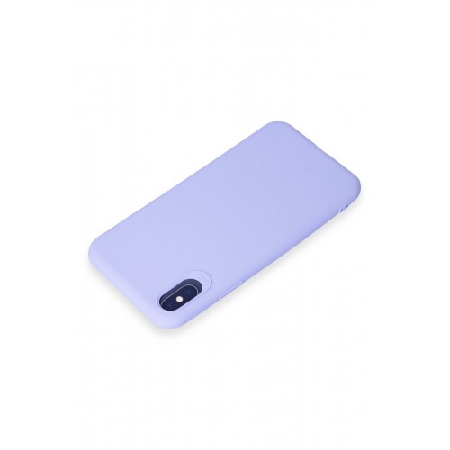 Newface iPhone X Kılıf First Silikon - Lila Newface iPhone X Kılıf First Silikon - Lila