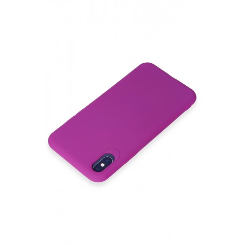 Newface iPhone X Kılıf First Silikon - Mor Newface iPhone X Kılıf First Silikon - Mor