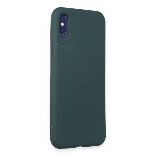 Newface iPhone X Kılıf First Silikon - Koyu Yeşil Newface iPhone X Kılıf First Silikon - Koyu Yeşil