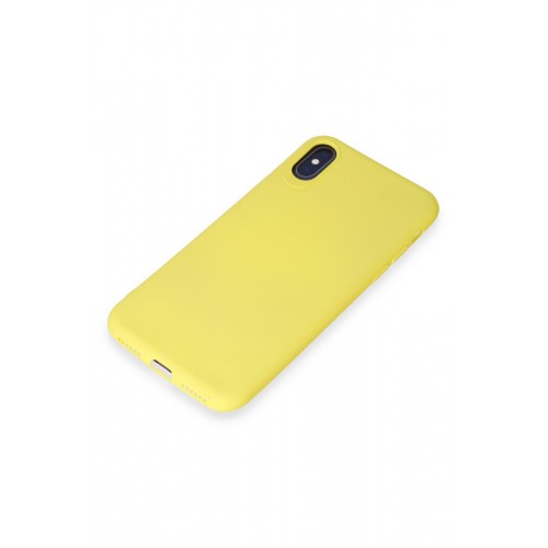 Newface iPhone X Kılıf First Silikon - Sarı Newface iPhone X Kılıf First Silikon - Sarı