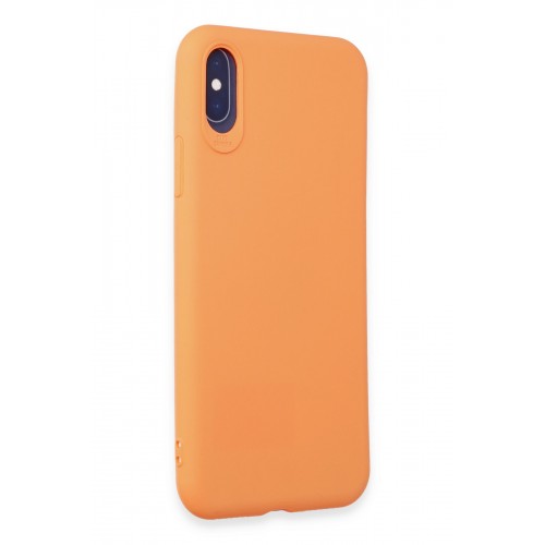 Newface iPhone X Kılıf First Silikon - Turuncu Newface iPhone X Kılıf First Silikon - Turuncu
