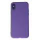 Newface iPhone XS Kılıf First Silikon - Mor Newface iPhone XS Kılıf First Silikon - Mor