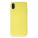 Newface iPhone XS Kılıf First Silikon - Sarı Newface iPhone XS Kılıf First Silikon - Sarı