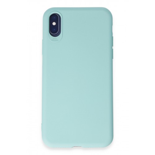 Newface iPhone XS Kılıf First Silikon - Turkuaz Newface iPhone XS Kılıf First Silikon - Turkuaz