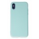 Newface iPhone XS Kılıf First Silikon - Turkuaz Newface iPhone XS Kılıf First Silikon - Turkuaz