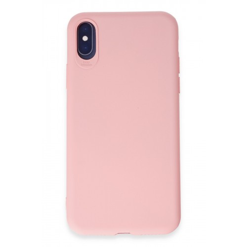 Newface iPhone X Kılıf First Silikon - Pudra Newface iPhone X Kılıf First Silikon - Pudra
