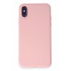 Newface iPhone XS Kılıf First Silikon - Pudra Newface iPhone XS Kılıf First Silikon - Pudra