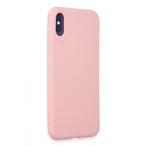 Newface iPhone XS Kılıf First Silikon - Pudra Newface iPhone XS Kılıf First Silikon - Pudra