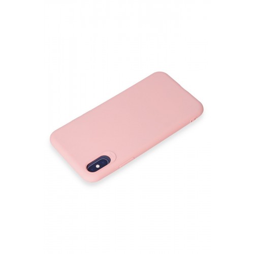 Newface iPhone XS Kılıf First Silikon - Pudra Newface iPhone XS Kılıf First Silikon - Pudra