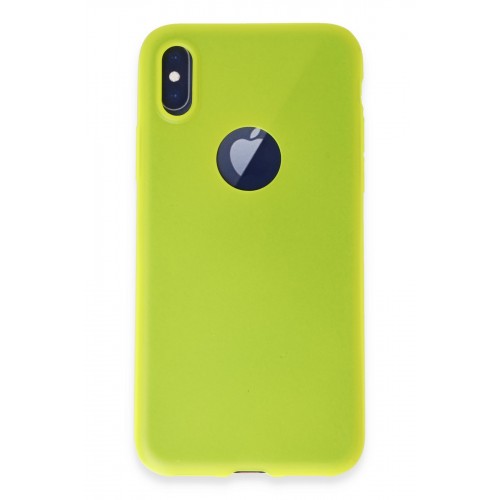 Newface iPhone X Kılıf First Silikon - Parlak Sarı Newface iPhone X Kılıf First Silikon - Parlak Sarı