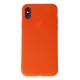 Newface iPhone XS Kılıf First Silikon - Parlak Turuncu Newface iPhone XS Kılıf First Silikon - Parlak Turuncu