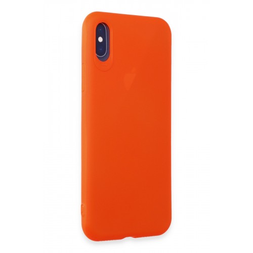 Newface iPhone XS Kılıf First Silikon - Parlak Turuncu Newface iPhone XS Kılıf First Silikon - Parlak Turuncu