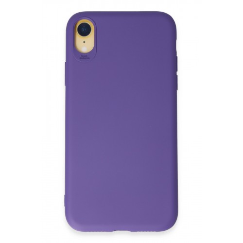Newface iPhone XR Kılıf First Silikon - Mor Newface iPhone XR Kılıf First Silikon - Mor
