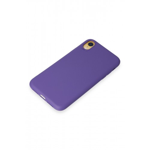Newface iPhone XR Kılıf First Silikon - Mor Newface iPhone XR Kılıf First Silikon - Mor