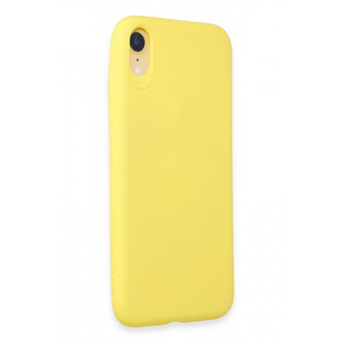 Newface iPhone XR Kılıf First Silikon - Sarı Newface iPhone XR Kılıf First Silikon - Sarı