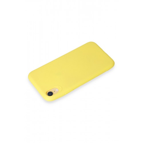 Newface iPhone XR Kılıf First Silikon - Sarı Newface iPhone XR Kılıf First Silikon - Sarı