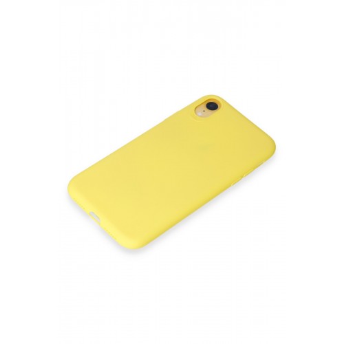 Newface iPhone XR Kılıf First Silikon - Sarı Newface iPhone XR Kılıf First Silikon - Sarı
