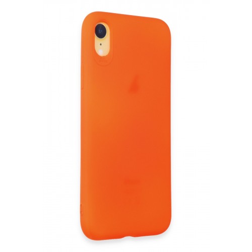 Newface iPhone XR Kılıf First Silikon - Parlak Turuncu Newface iPhone XR Kılıf First Silikon - Parlak Turuncu