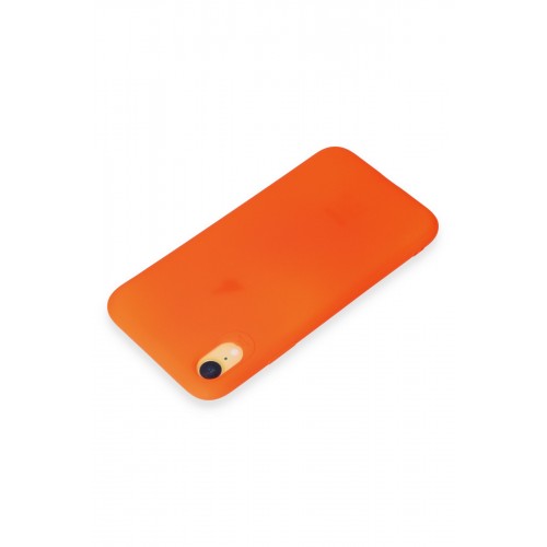 Newface iPhone XR Kılıf First Silikon - Parlak Turuncu Newface iPhone XR Kılıf First Silikon - Parlak Turuncu
