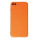 Newface iPhone 8 Plus Kılıf First Silikon - Parlak Turuncu Newface iPhone 8 Plus Kılıf First Silikon - Parlak Turuncu