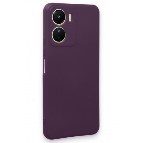 Newface Vivo Y16 Kılıf First Silikon - Mor Newface Vivo Y16 Kılıf First Silikon - Mor