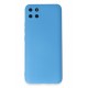 Newface Realme C11 Kılıf Nano içi Kadife Silikon - Mavi Newface Realme C11 Kılıf Nano içi Kadife Silikon - Mavi