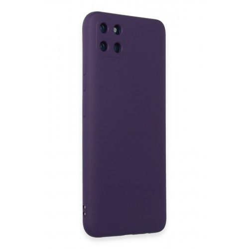 Newface Realme C11 Kılıf Nano içi Kadife Silikon - Mor Newface Realme C11 Kılıf Nano içi Kadife Silikon - Mor