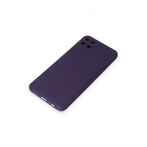 Newface Realme C11 Kılıf Nano içi Kadife Silikon - Mor Newface Realme C11 Kılıf Nano içi Kadife Silikon - Mor