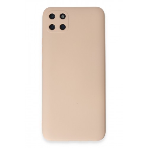 Newface Realme C11 Kılıf Nano içi Kadife Silikon - Pudra Newface Realme C11 Kılıf Nano içi Kadife Silikon - Pudra