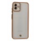 Newface Samsung Galaxy A04 Kılıf Liva Lens Silikon - Pudra Newface Samsung Galaxy A04 Kılıf Liva Lens Silikon - Pudra