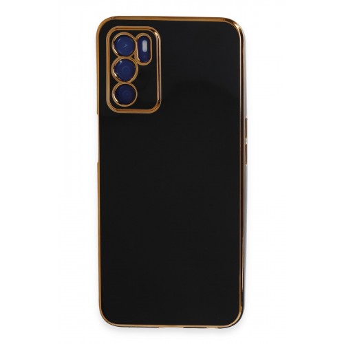 Newface Oppo A16 Kılıf Volet Silikon - Siyah Newface Oppo A16 Kılıf Volet Silikon - Siyah
