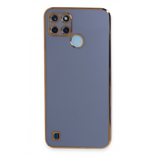 Newface Realme C25Y Kılıf Volet Silikon - Mavi Newface Realme C25Y Kılıf Volet Silikon - Mavi