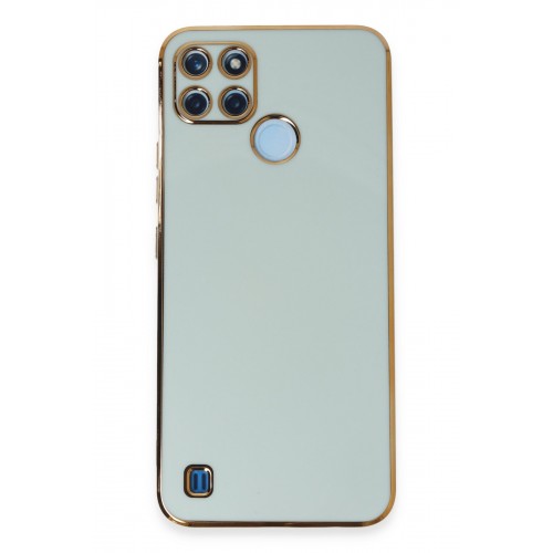 Newface Realme C25Y Kılıf Volet Silikon - Açık Yeşil Newface Realme C25Y Kılıf Volet Silikon - Açık Yeşil
