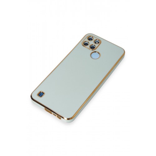 Newface Realme C25Y Kılıf Volet Silikon - Açık Yeşil Newface Realme C25Y Kılıf Volet Silikon - Açık Yeşil