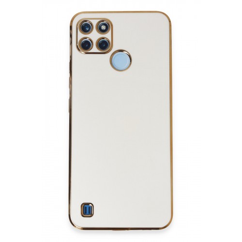 Newface Realme C21Y Kılıf Volet Silikon - Beyaz Newface Realme C21Y Kılıf Volet Silikon - Beyaz