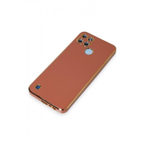 Newface Realme C21Y Kılıf Volet Silikon - Kırmızı Newface Realme C21Y Kılıf Volet Silikon - Kırmızı