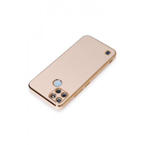 Newface Realme C21Y Kılıf Volet Silikon - Pembe Newface Realme C21Y Kılıf Volet Silikon - Pembe
