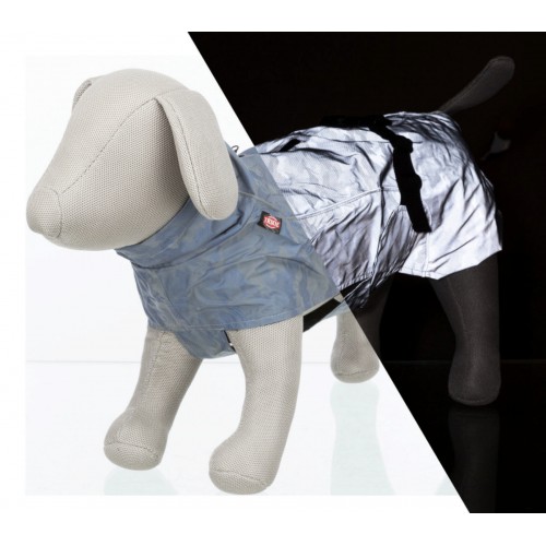 Trixie Köpek Yağmurluğu Fosforlu Reflektiv M 50cm Gümüş Mavi Trixie Köpek Yağmurluğu Fosforlu Reflektiv M 50cm Gümüş Mavi