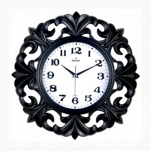 DUVAR SAATİ SİYAH ÇERÇEVE ÇAP:39.5CMX 19.5CM AKRİLİK BOYALI ABS KASA MİNERAL CAM SESSİZ AKAR MAKİNE PVC KADRAN DUVAR SAATİ SİYAH ÇERÇEVE ÇAP:39.5CMX 19.5CM AKRİLİK BOYALI ABS KASA MİNERAL CAM SESSİZ AKAR MAKİNE PVC KADRAN