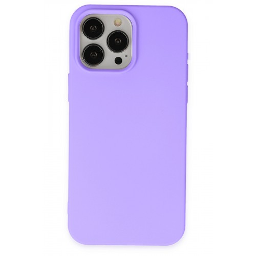 Newface iPhone 15 Pro Max Kılıf First Silikon - Lila Newface iPhone 15 Pro Max Kılıf First Silikon - Lila