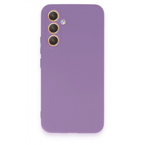 Newface Samsung Galaxy A34 5G Kılıf First Silikon - Lila Newface Samsung Galaxy A34 5G Kılıf First Silikon - Lila