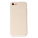 Newface iPhone 7 Kılıf First Silikon - Krem Newface iPhone 7 Kılıf First Silikon - Krem
