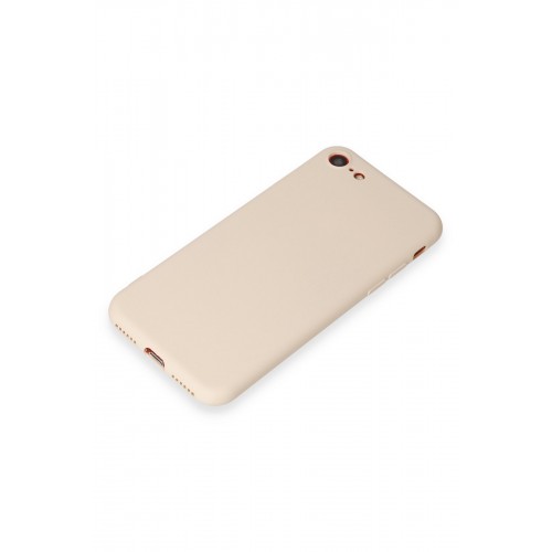 Newface iPhone 8 Kılıf First Silikon - Krem Newface iPhone 8 Kılıf First Silikon - Krem