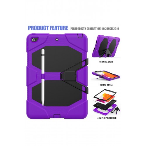 Newface iPad Air 3 10.5 Kılıf Griffin Tablet Kapak - Mor Newface iPad Air 3 10.5 Kılıf Griffin Tablet Kapak - Mor